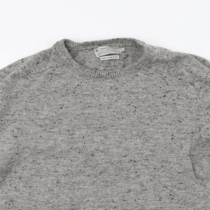 Sainsburys Mens Grey  Knit Pullover Sweatshirt Size XL