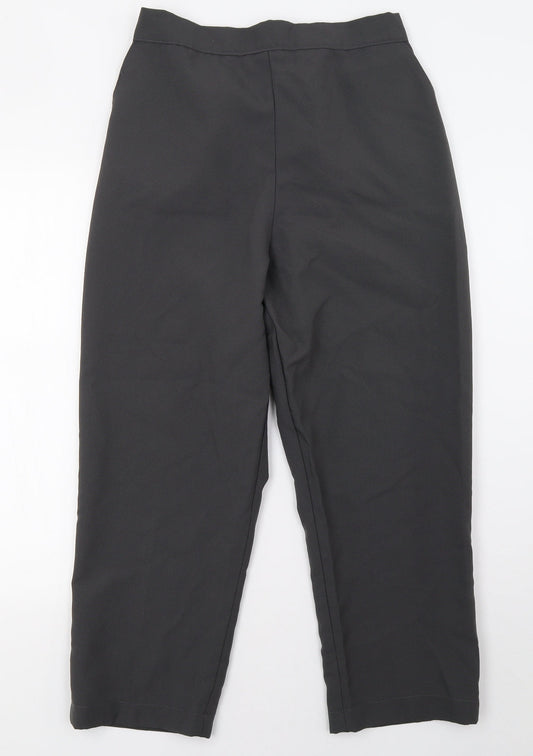 Womens UK Size 10 Preworn Regular Fit  Grey Trousers
