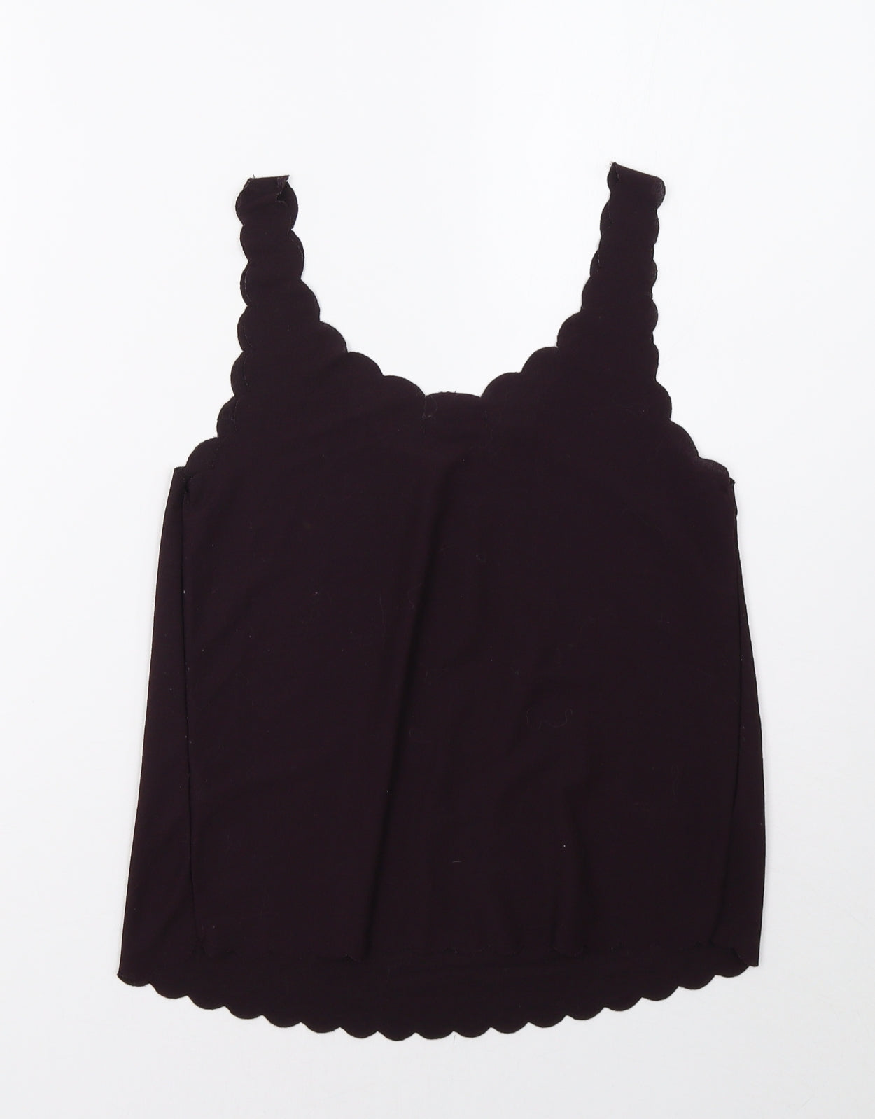 Womens UK Size 8 Topshop Purple Basic Tank