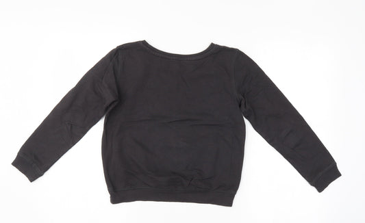 H&M Girls Grey   Pullover Sweatshirt Size 11-12 Years