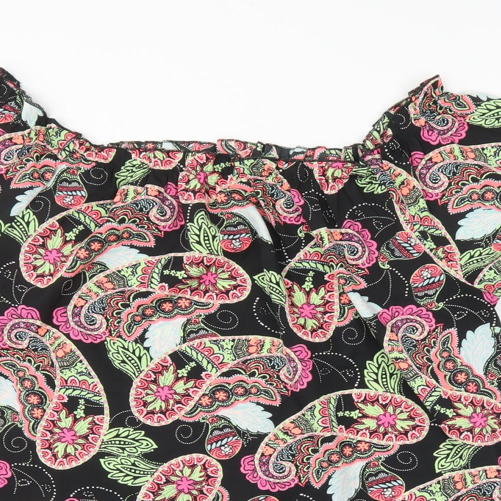 Womens UK Size 16 Pep & co Multicoloured Basic Blouse