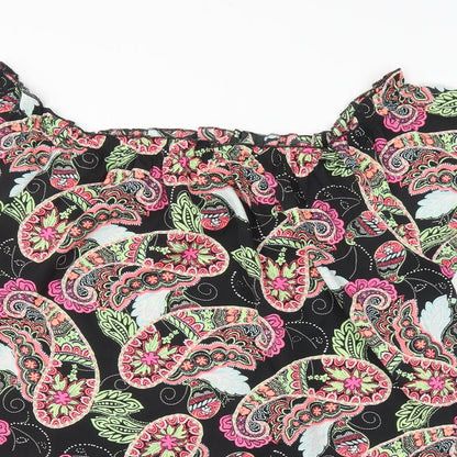 Womens UK Size 16 Pep & co Multicoloured Basic Blouse