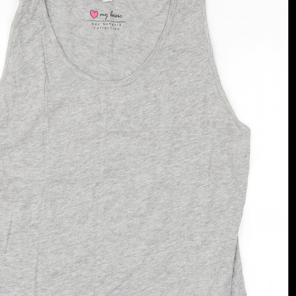 my basic Womens Grey   Basic Tank Size L