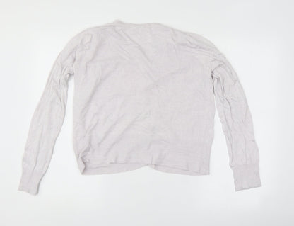 Womens UK Size 12 Marks and Spencer Pink Full Zip Jumper
