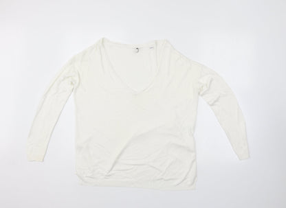 Womens UK Size 14 capsule White Pullover Jumper