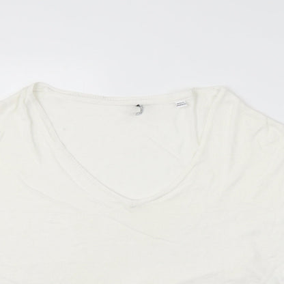 Womens UK Size 14 capsule White Pullover Jumper