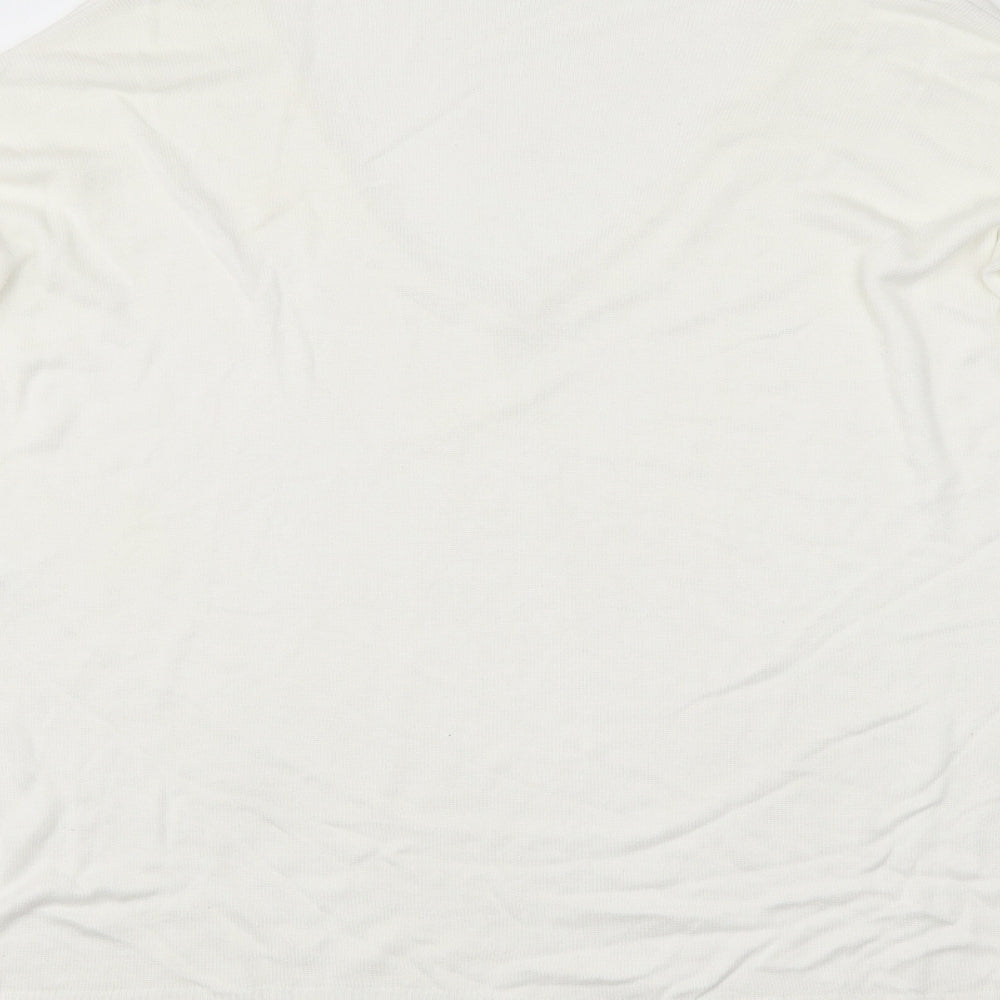 Womens UK Size 14 capsule White Pullover Jumper