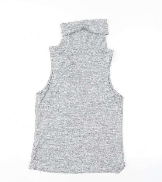 Womens UK Size 10 New Look Grey Pullover Jumper