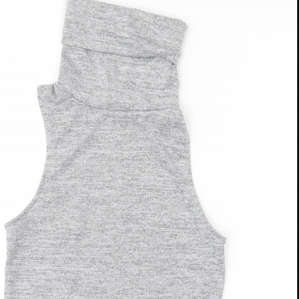 Womens UK Size 10 New Look Grey Pullover Jumper