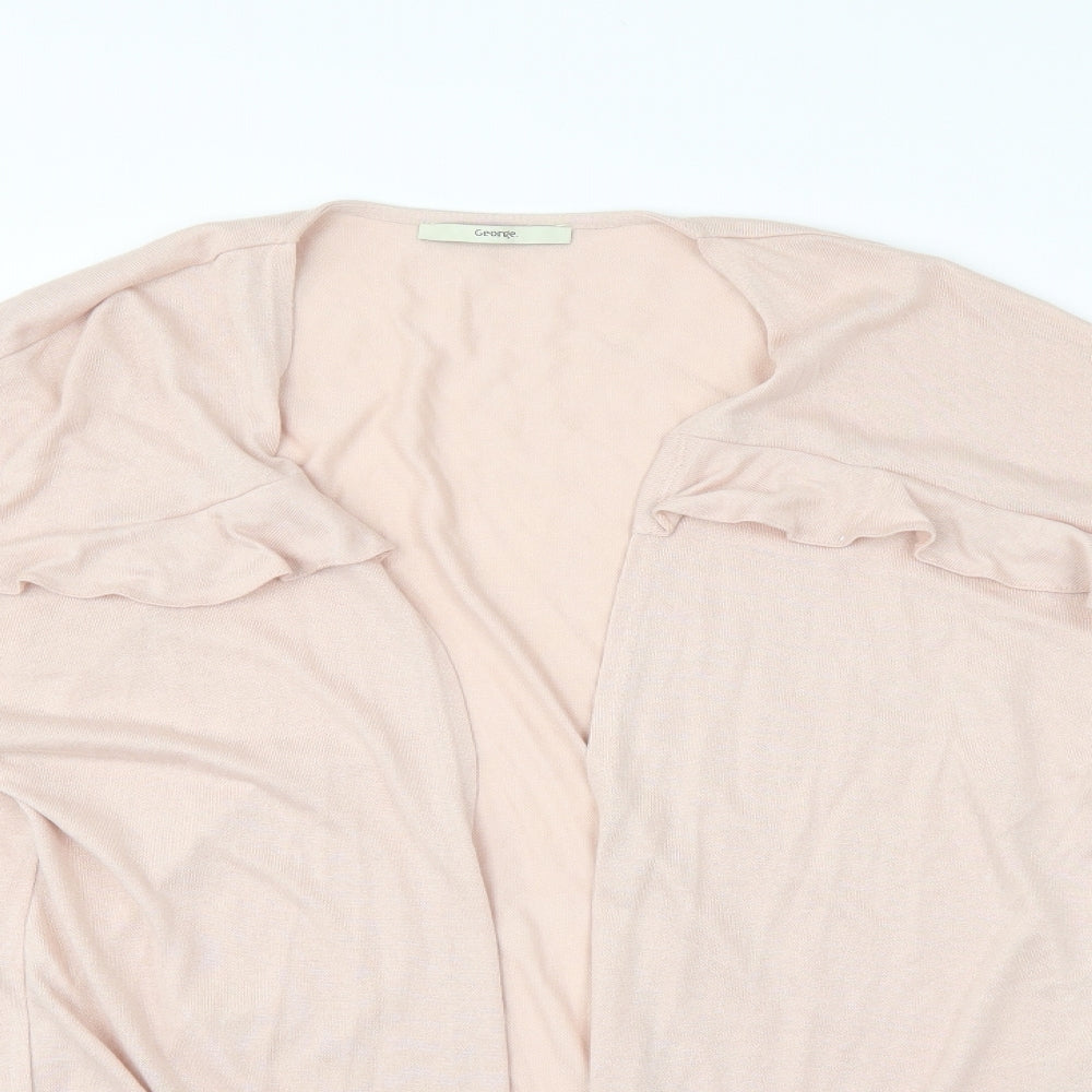 George Womens Orange   Cardigan Jumper Size 16