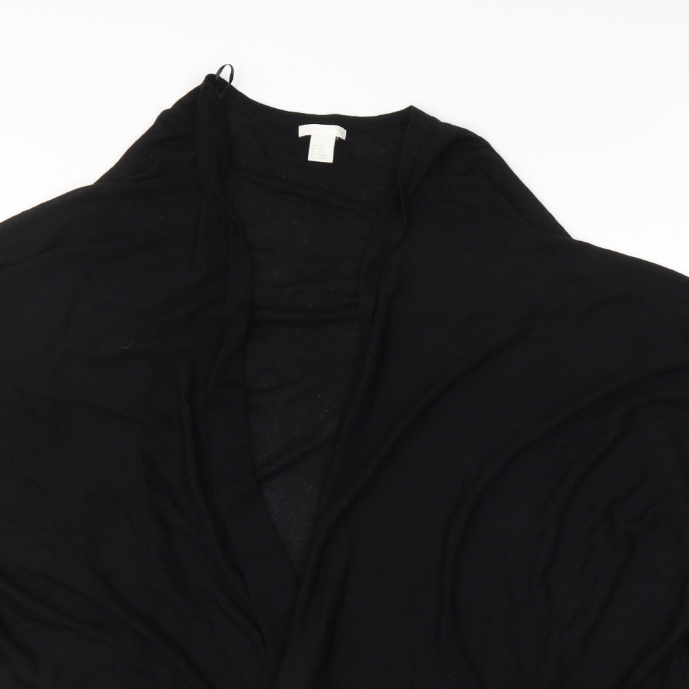 Womens UK Size XS H&M Black Cardigan Jumper