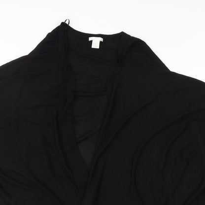 Womens UK Size XS H&M Black Cardigan Jumper