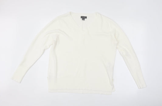Primark Womens White   Pullover Jumper Size M