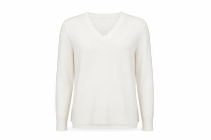 Womens UK Size M Primark White Pullover Jumper