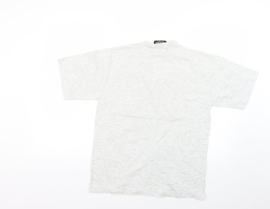 the only clothes Boys Grey   Basic T-Shirt Size 12-13 Years