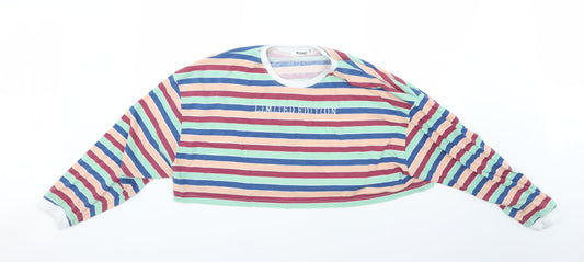 Womens UK Size 12 Missguided Multicoloured Pullover Jumper