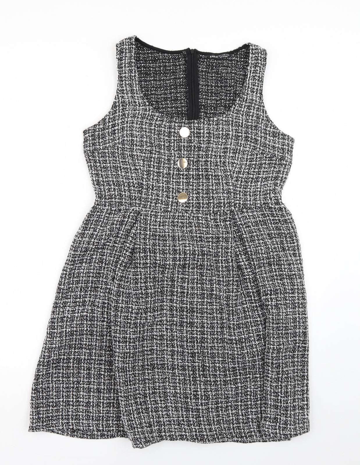 SheIn Womens Multicoloured Geometric  Bodycon  Size L