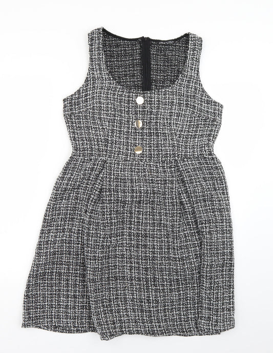 SheIn Womens Multicoloured Geometric  Bodycon  Size L