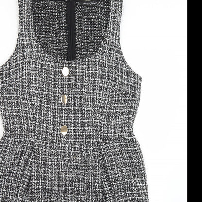 SheIn Womens Multicoloured Geometric  Bodycon  Size L