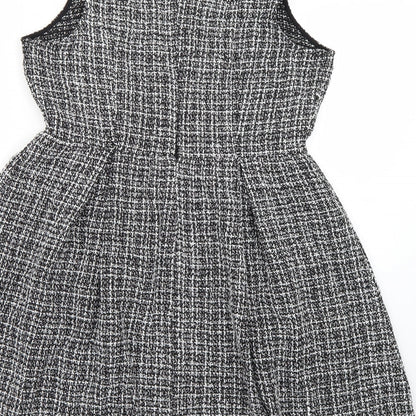 SheIn Womens Multicoloured Geometric  Bodycon  Size L