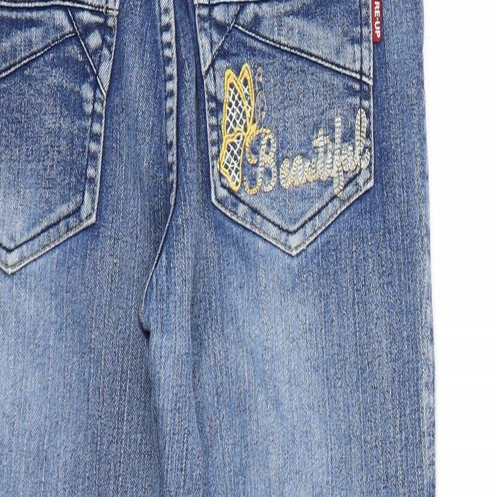 Mens UK Size 29 in re-up Regular Fit Skinny Blue Jeans