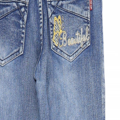 Mens UK Size 29 in re-up Regular Fit Skinny Blue Jeans