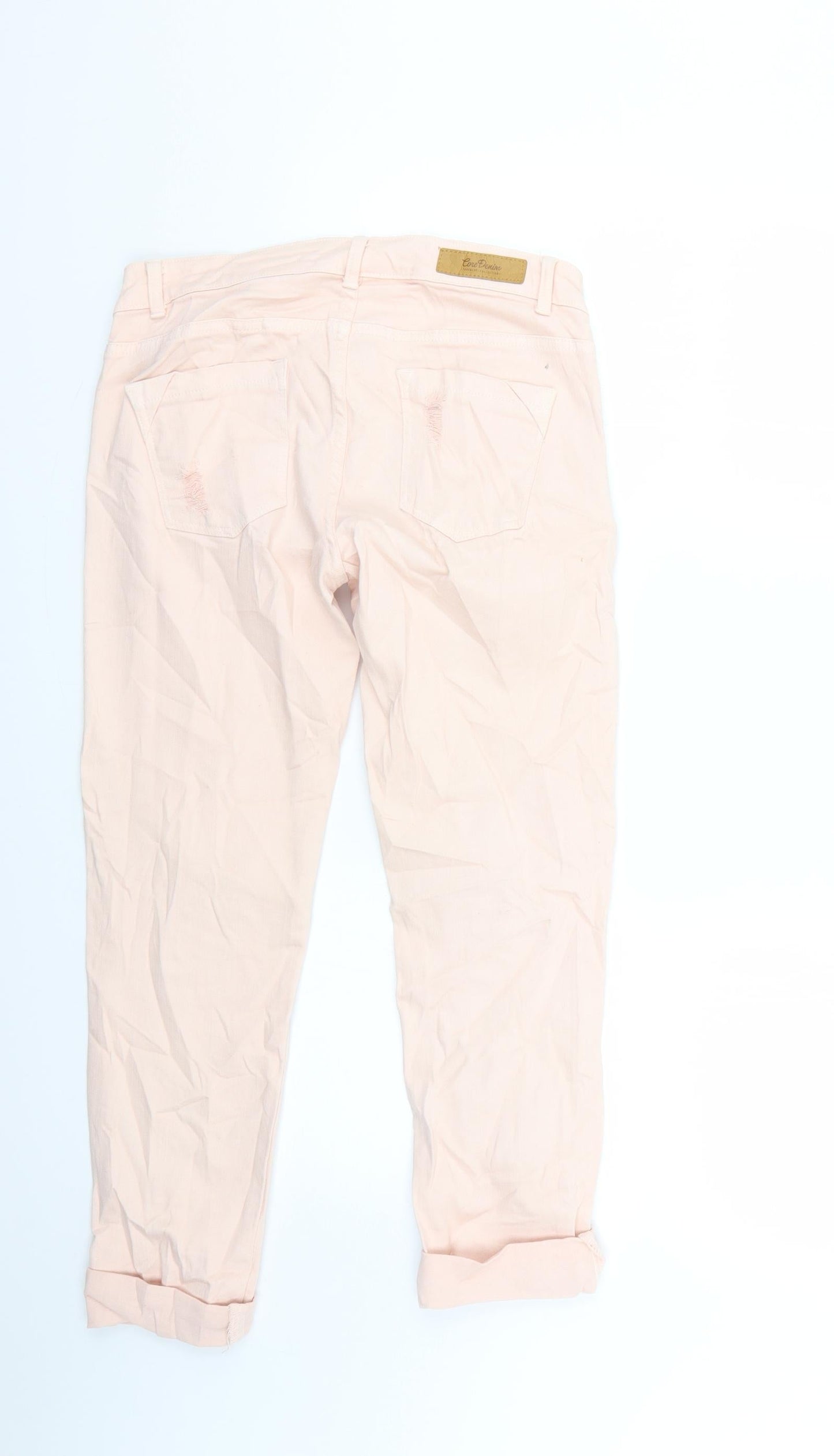 Zara Womens Pink   Skinny Jeans Size 8 L24 in