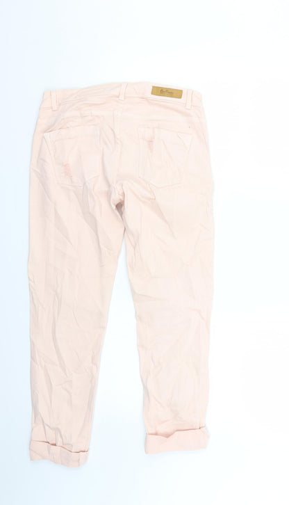 Zara Womens Pink   Skinny Jeans Size 8 L24 in
