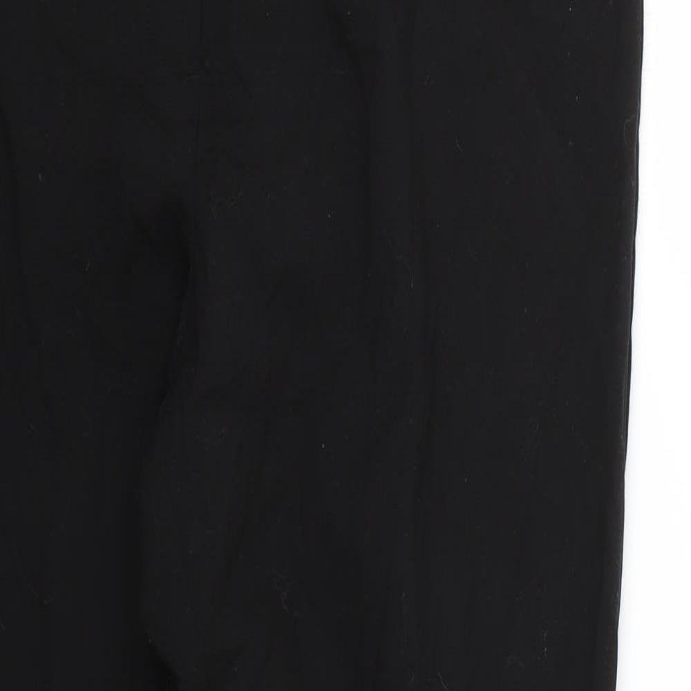 Womens UK Size 12 Papaya Regular Fit  Black Trousers