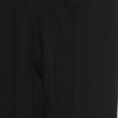 Womens UK Size 12 Papaya Regular Fit  Black Trousers