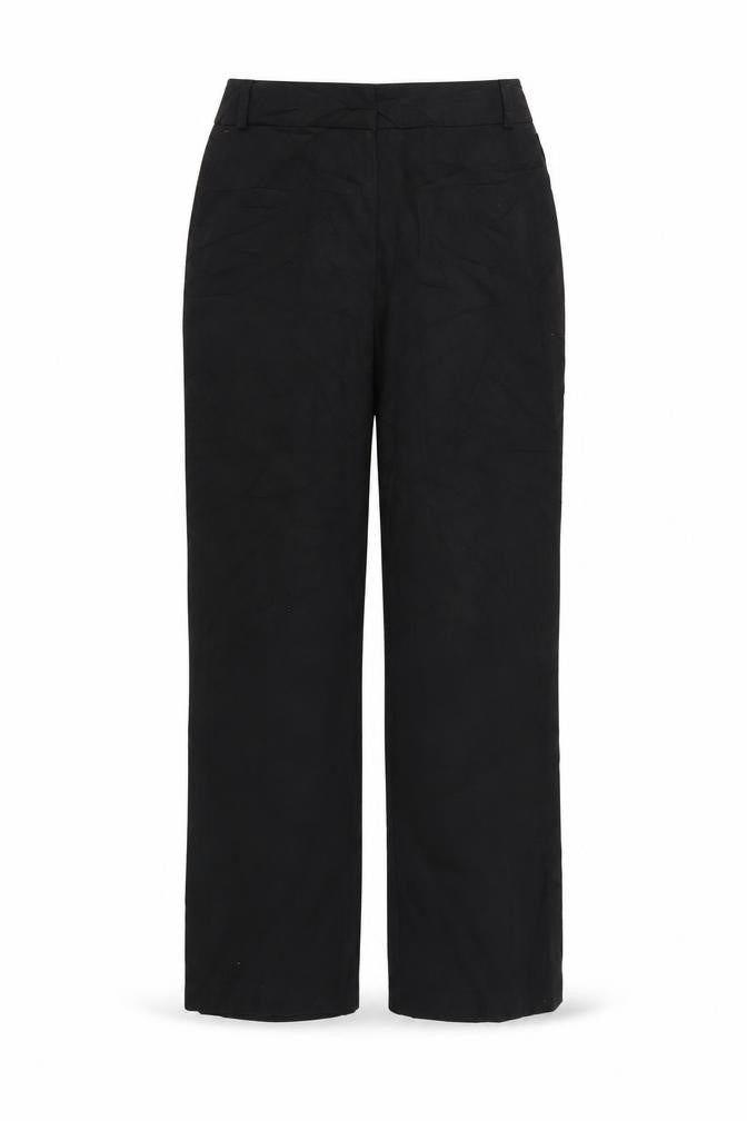 Womens UK Size 10 BHS Regular Fit  Black Trousers