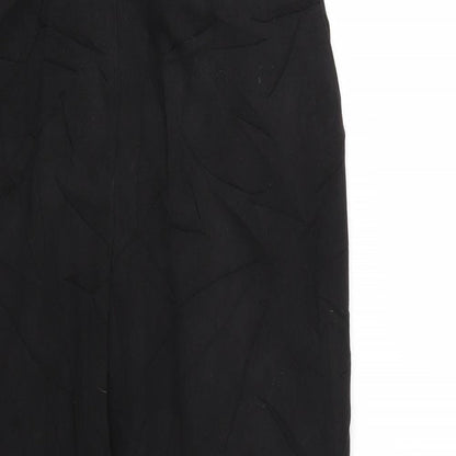 Womens UK Size 10 BHS Regular Fit  Black Trousers