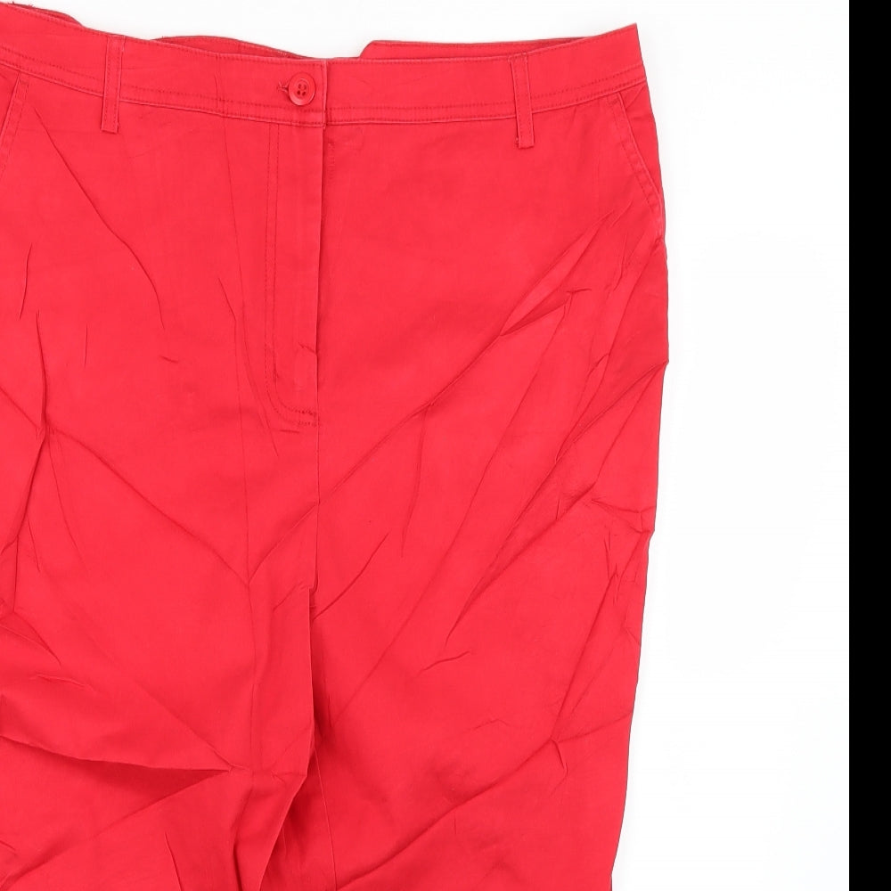 isle Womens Red   Cropped Jeans  L21 in