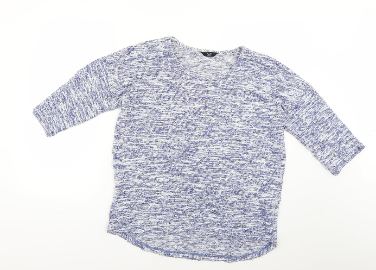 F&F Womens Blue   Pullover Jumper Size 14