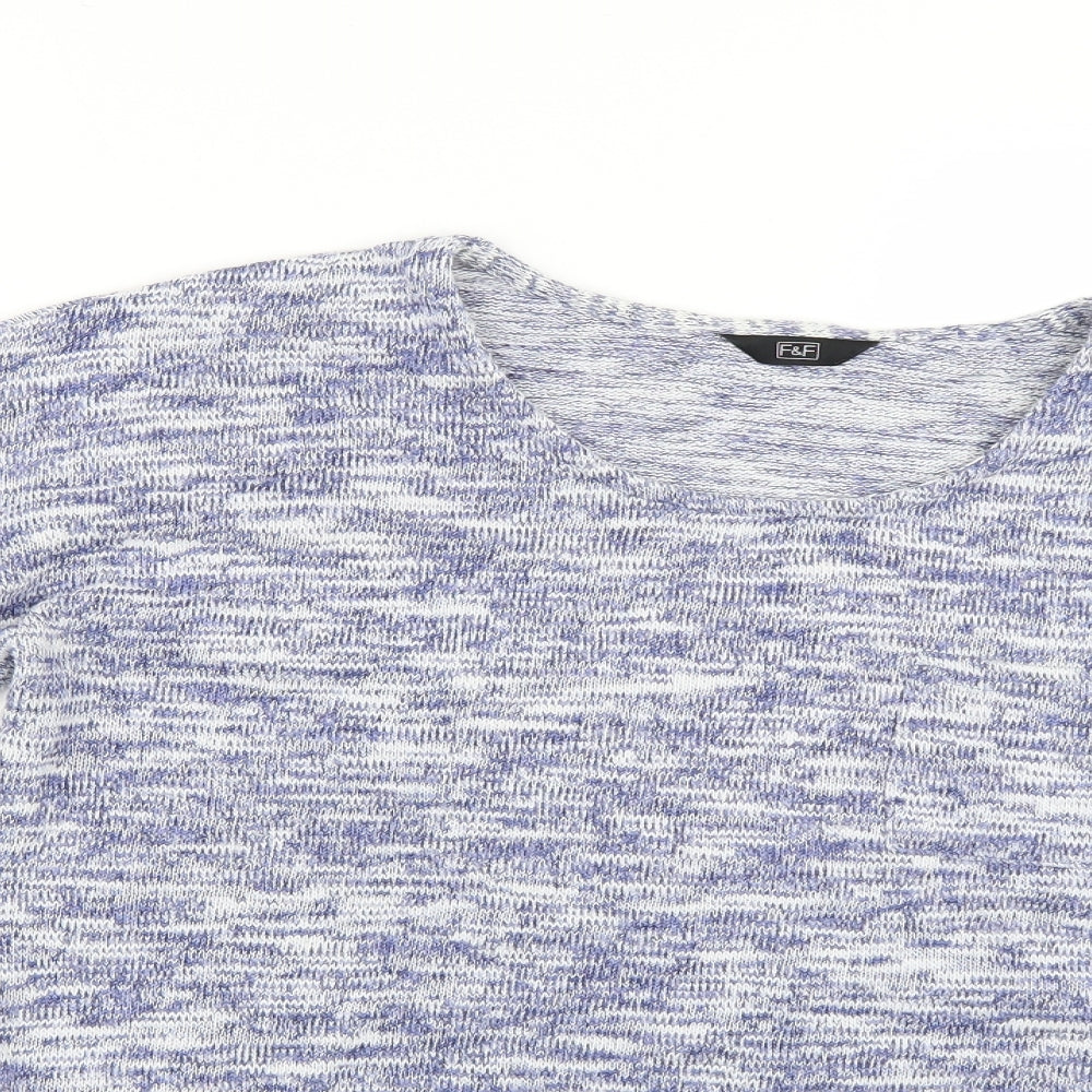 F&F Womens Blue   Pullover Jumper Size 14