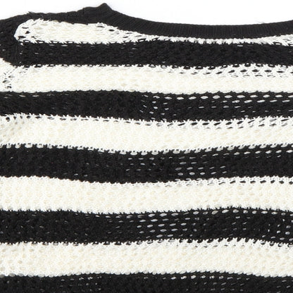 H&M Girls Multicoloured Striped  Pullover Jumper Size 11-12 Years