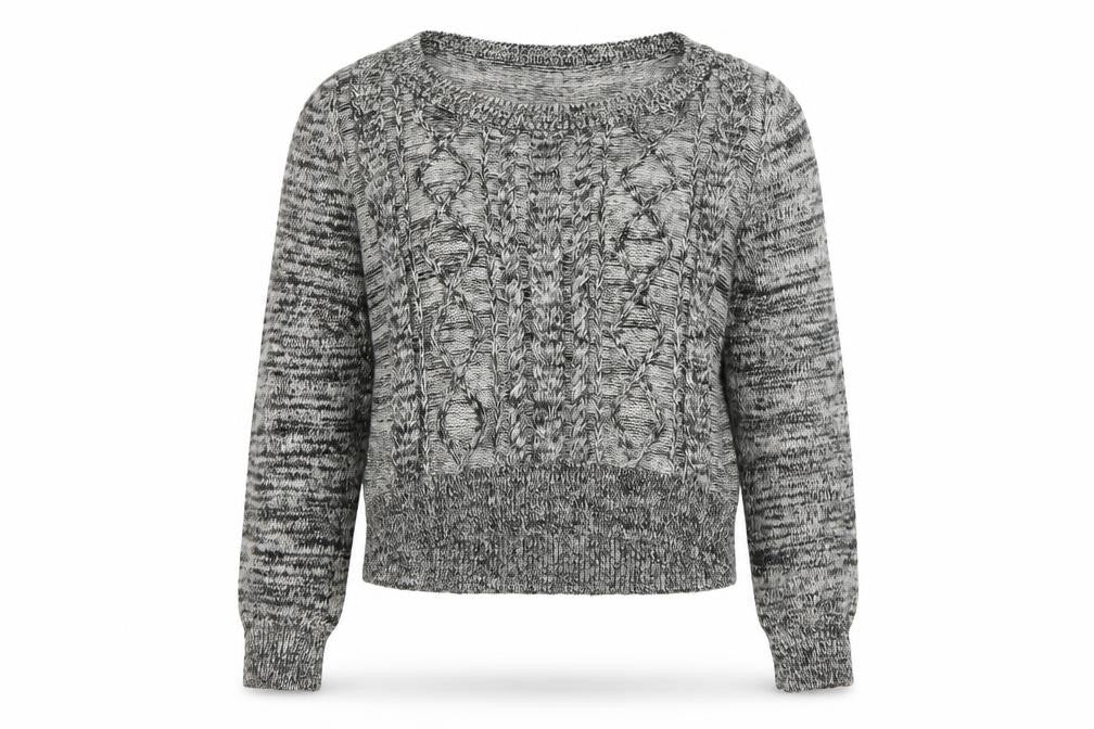 Womens UK Size 10 H&M Grey Pullover Jumper