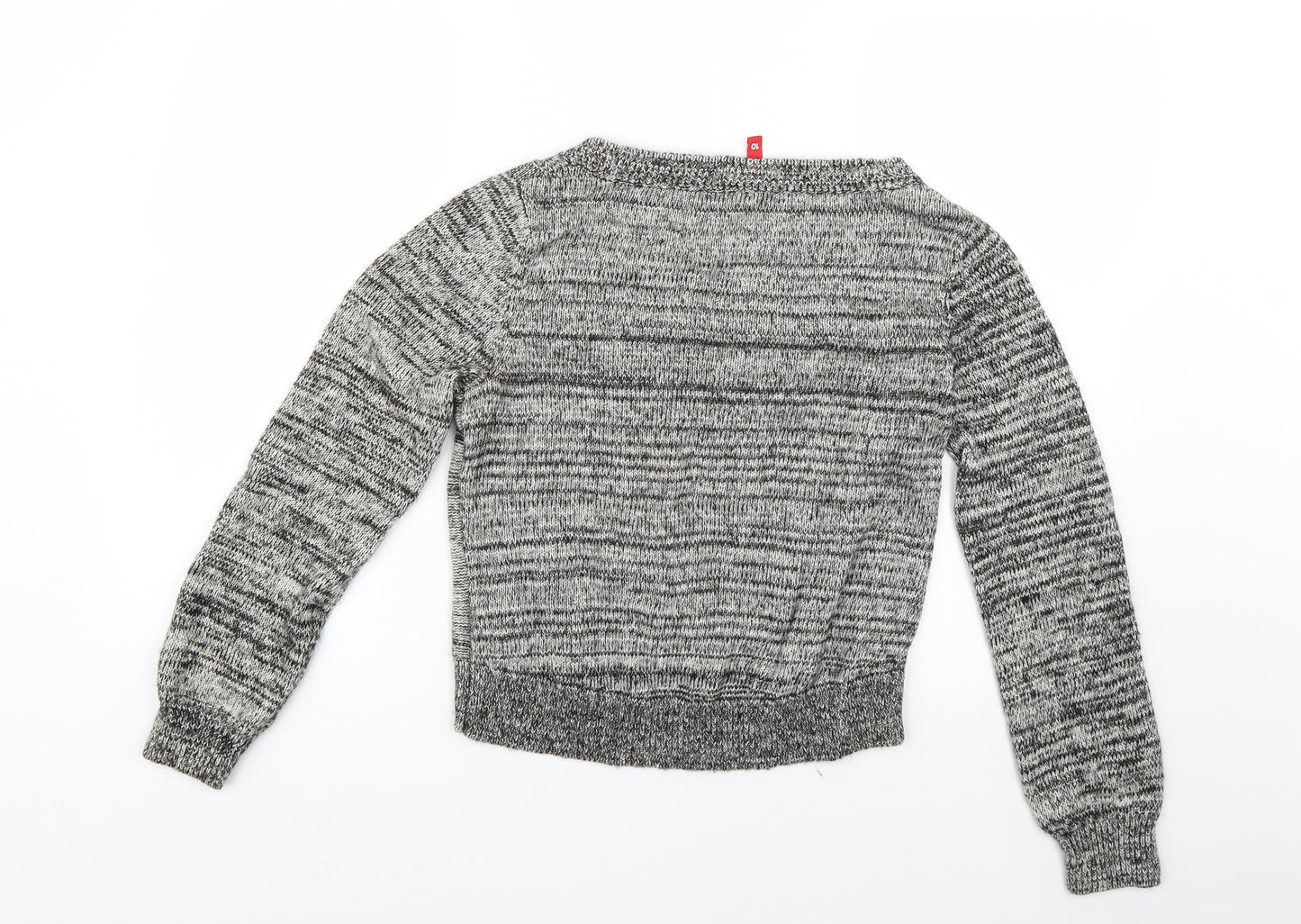 Womens UK Size 10 H&M Grey Pullover Jumper