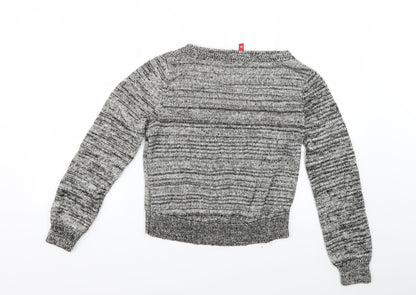 Womens UK Size 10 H&M Grey Pullover Jumper