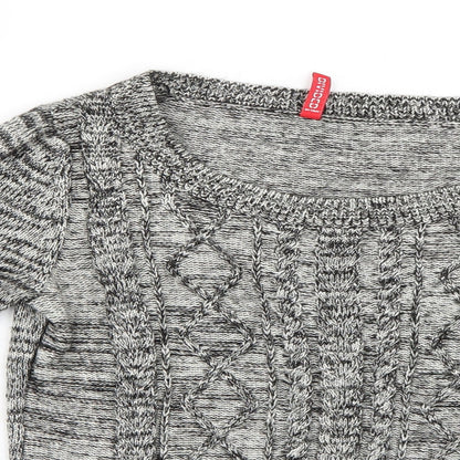 Womens UK Size 10 H&M Grey Pullover Jumper
