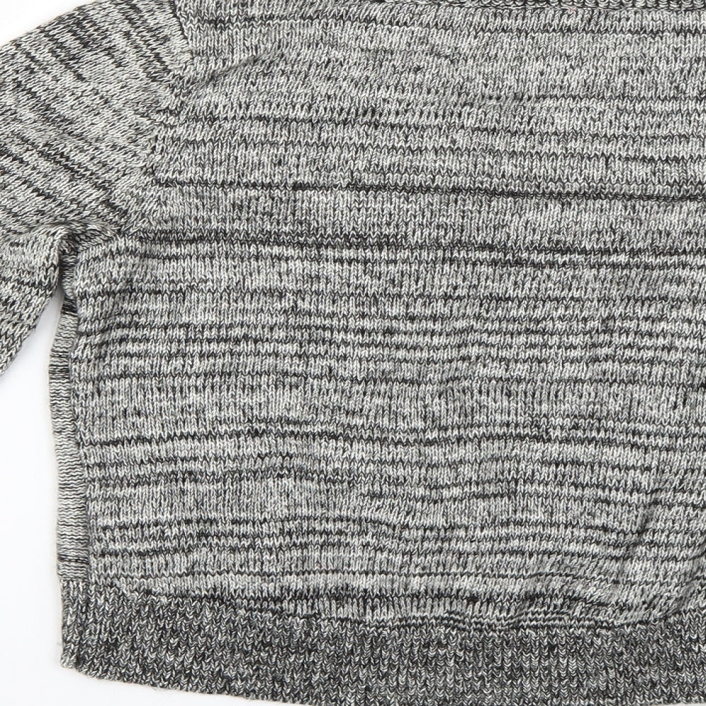 Womens UK Size 10 H&M Grey Pullover Jumper