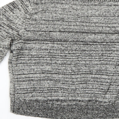Womens UK Size 10 H&M Grey Pullover Jumper
