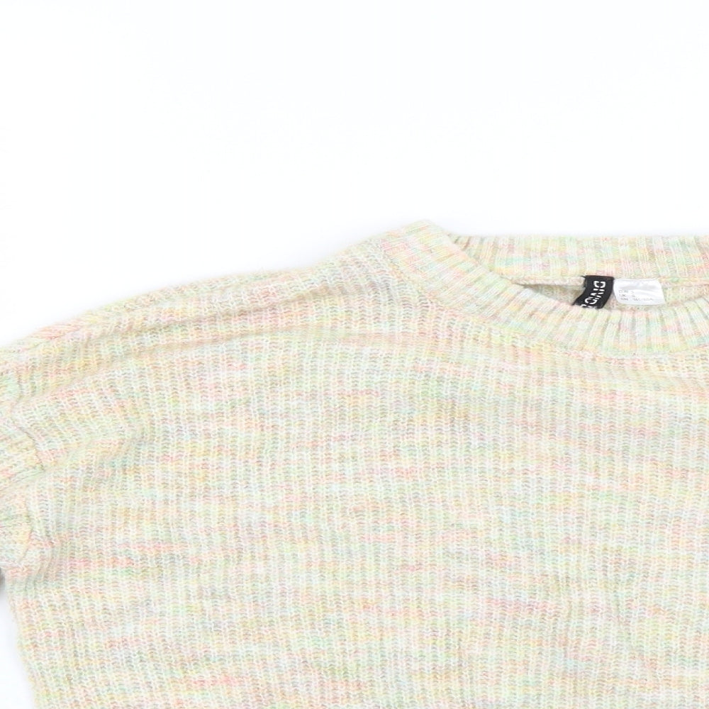 Womens UK Size S H&M Multicoloured Pullover Jumper