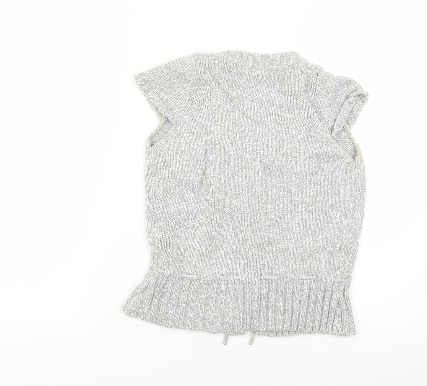 Pumpkin Patch Girls Grey   Cardigan Jumper Size 11 Years