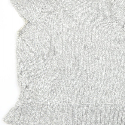 Pumpkin Patch Girls Grey   Cardigan Jumper Size 11 Years