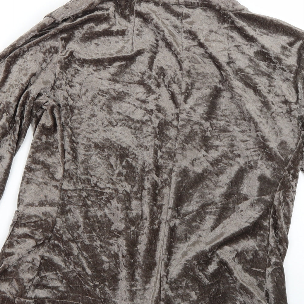 Womens UK Size 12 NEXT Brown Cardigan Jumper