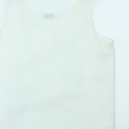 Orantez Womens White   Basic Tank Size 12