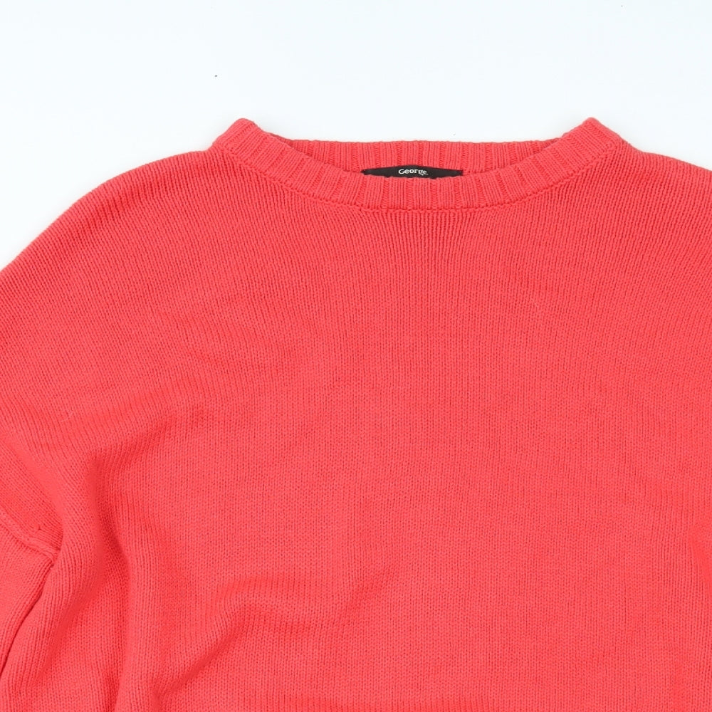George Womens Pink   Pullover Jumper Size L