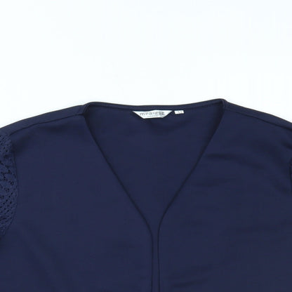 Measeor Womens Blue   Cardigan Jumper Size M