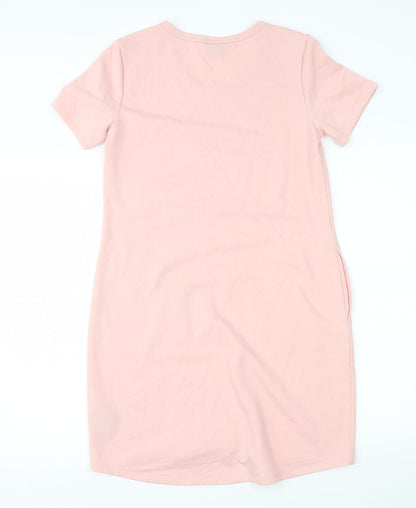 32 cool Womens Pink   T-Shirt Dress  Size S